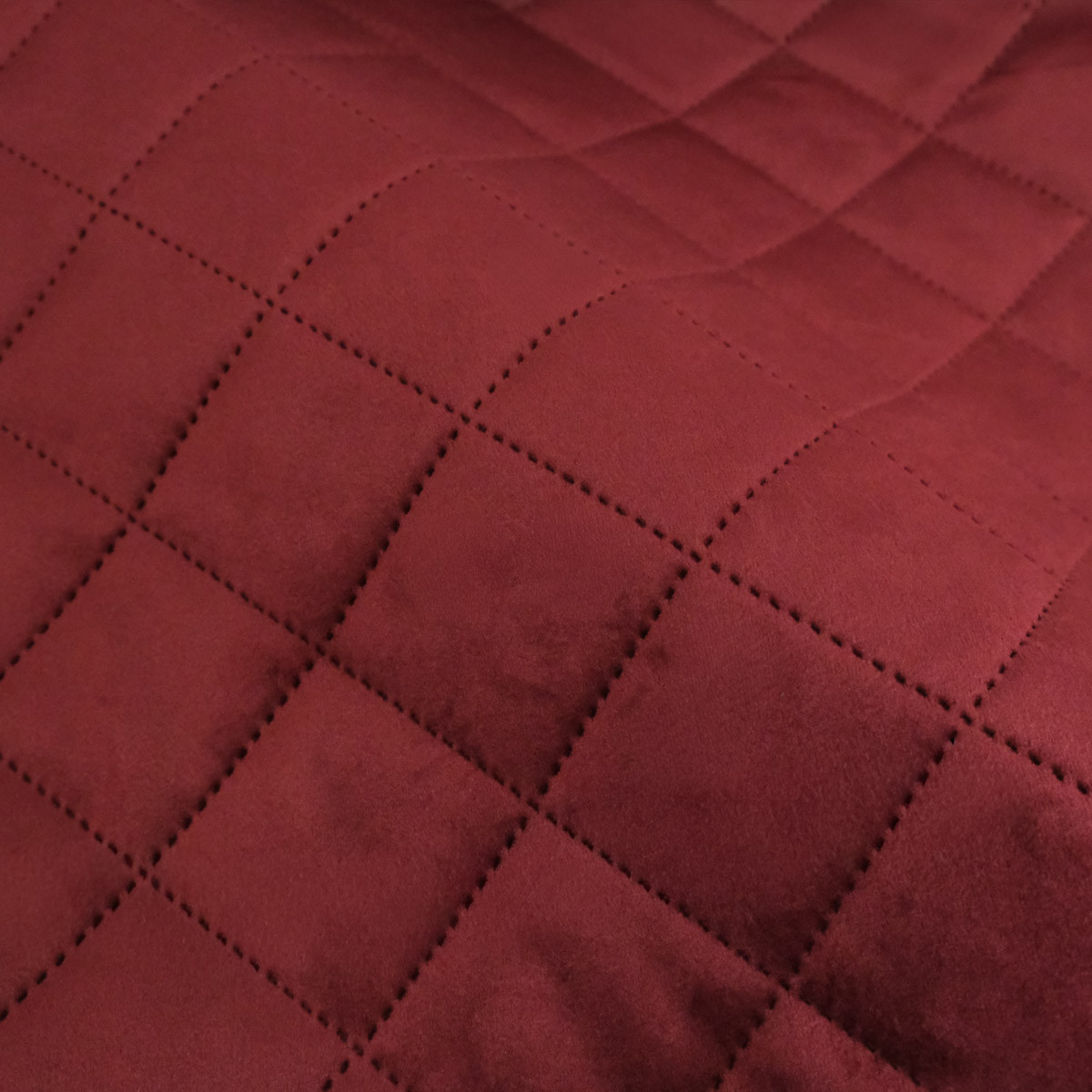 Velours Matelassé Bordeaux - Vanya - Maison Klem
